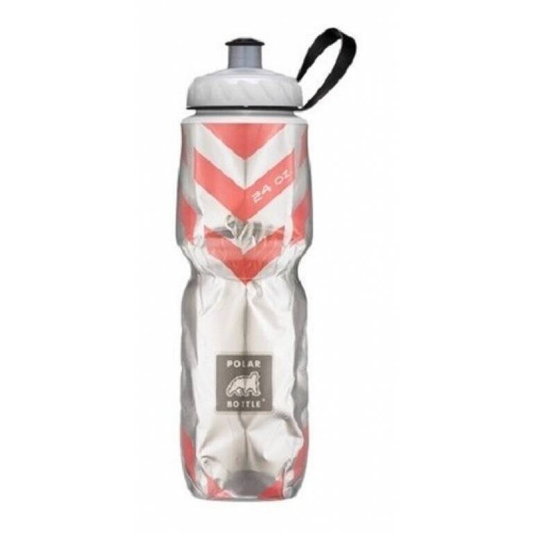 Polar Caramaola Insulated 24 oz Chevron  Red