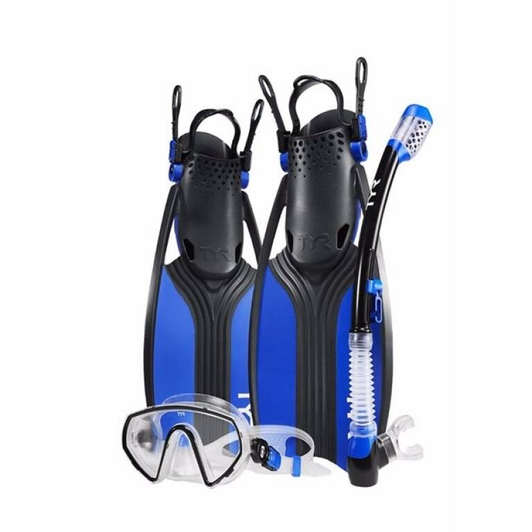 Tyr Voyager Mask Snorkel Fin BlueBlack M