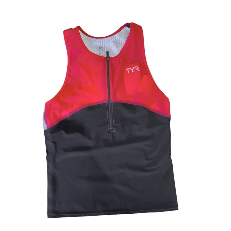 Tyr musculosa Tri Tank  Carbon L Black Red