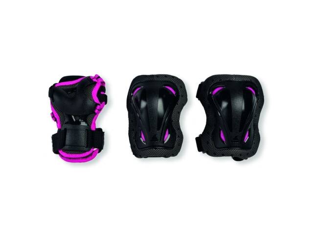 Rollerblade Set Protecciones Gear 3 Pack Junior XS Black/Pink
